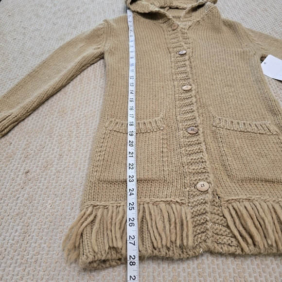 MAYORAL sweater For GIRLS  Size 8 Beige Made In SPAIN - Picture 10 of 14